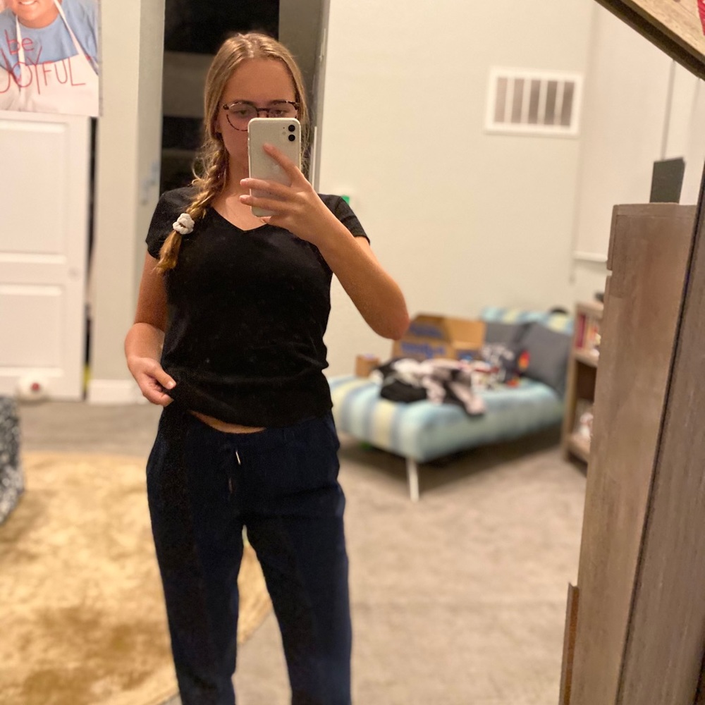 Basic black tee